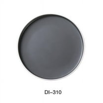 Yanco DI-310 Discover 10" X 1"H ROUND PLATE, Melamine, Matte Finish, Pack of 24