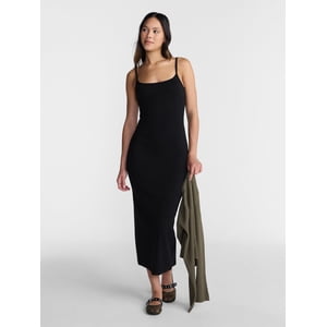 No Boundaries Ribbed Strappy Maxi Dress
