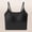 Black, variant on Blmnix No Underwire Women Bras Longline Seamless Bras Push Up Bra Bras Yellow Comfortable Bras for Women,L