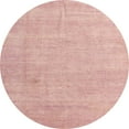 thumbnail image 1 of Ahgly Company Machine Washable Indoor Round Abstract LightCoral Pink Area Rugs, 6' Round, 1 of 7