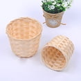 thumbnail image 2 of GOOHOCHY Cesta de almacenamiento multifuncional de 8 piezas, cesta de banboo tejida a mano, soporte para artículos diversos, 2 of 8