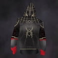 thumbnail image 5 of Spider Hero Zip Hoodie, Spider Web Printed Long Sleeve Pocket Outerwear Apparel for Men Women Cosplay Party, 5 of 8