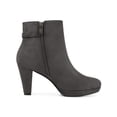 thumbnail image 3 of Unique Bargains Bottines à Plateforme à Talon Épais pour Femme Gris (Taille 7,5), 3 of 7
