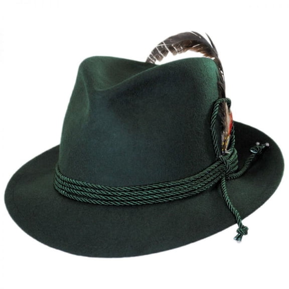 Made in the USA - Classics Bavarian Wool Felt Hat - S  - Dark Green