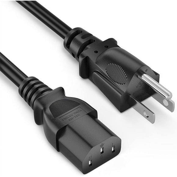 5ft Power Cord, Replacement Monitor TV Computer Power Cable