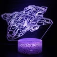 thumbnail image 1 of Luz nocturna LED 3D para naves espaciales que cambian de color para niños, 1 of 1