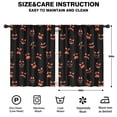 thumbnail image 2 of Blackout Kids Curtains,Spooky Pumpkin Faces Halloween Pattern Childrens Insulated Curtains Set Of 2,Bedroom Essentials,Toddler Room Decor 42"x54", 2 of 5