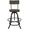 thumbnail image 4 of Modway Procure Bar Stool Set of 4 in Brown, 4 of 6