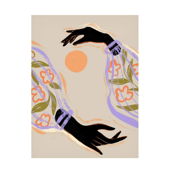 Trademark Fine Art Arty Guava Embrace The Sun Canvas Wall Art