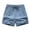 Blue, variant on SOFTCCLO Running Shorts for Women Summer Ice Silk Shorts Loose Casual 5 Inch Plus Size Ultra Thin Athletic Womens Shorts Black L