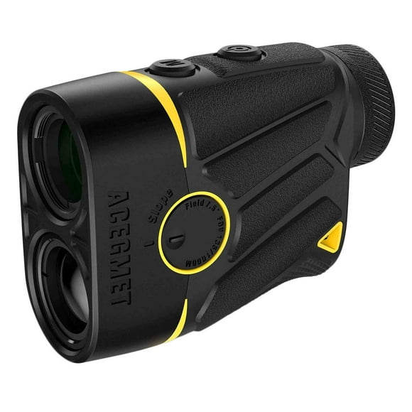 ACEGMET 1100 Yard 8 Mode Laser Golf Rangefinder w/ 6x Magnification, Black