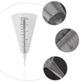thumbnail image 3 of Miangastore Garden Conical Rain Measuring Cups Made of Durable Plastic for Daily Use 3pcs Clear Color, 3 of 9