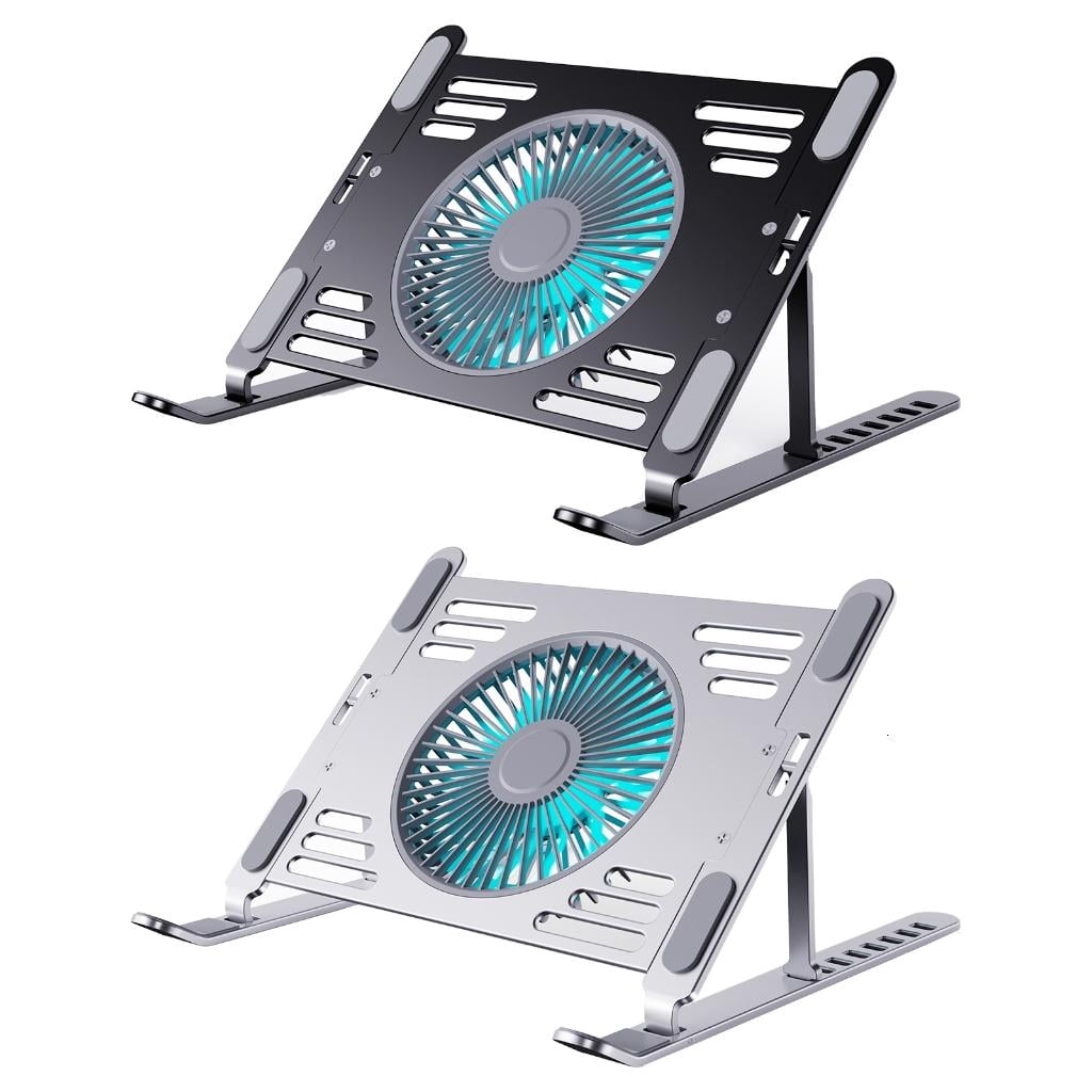 HONCLL USB Connection Laptop Cooling Pad Aluminum Panel Adjustable Laptop Stand