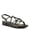 BLACK, variant on Paneer Women’s Demi Wedge Sandal with Soft Footbed & Chic Style