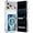 White, variant on Lunvic Case for iPhone 17 Pro Max Compatible with MagSafe, Clear Card Holder Kickstand Shockproof Heavy Duty PC and TPU Protective Back Cover, Orange