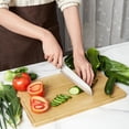 thumbnail image 7 of Danolapsi Bamboo Cutting Board Set of 3, Kitchen Cutting Board Set With Holder, Chopping Board Set With Deep Juicy Groove and Back Inner Handles for Meat, Vegetables and Fruit, 7 of 7