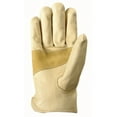 thumbnail image 2 of Wells Lamont Men's Leather Work Gloves, Reinforced Palm, Durable for Yardwork, Construction, and DIY, Beige, XX-Large (1130XX), 2 of 5