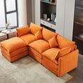 thumbnail image 4 of Modular Sectional Sofa, 3-Seater Sofa, Modern L-Shaped Sofa for Living Room Bedroom Apartment, 4 of 6