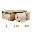 thumbnail image 2 of Staples Coastwide Professional Recycled Hardwound Paper Towels 1-ply 800 ft./Roll 12/Carton, 2 of 5