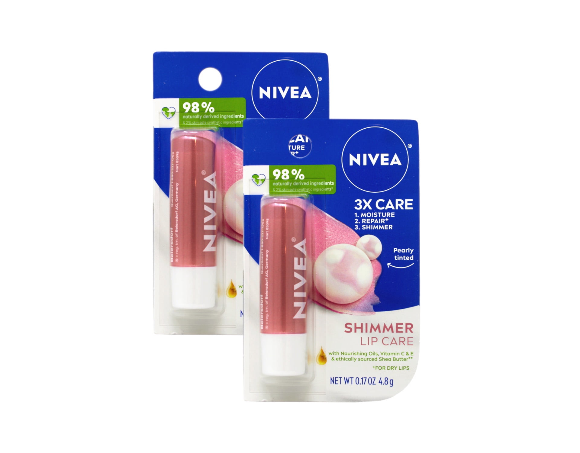 nivea vitamin c lip balm NIVEA Moisture Lip Care, Hydrating Lip Balm, with Shea Butter, Vitamin C &  E, 0.17 oz