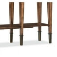 thumbnail image 5 of Beaumont Lane 2-Drawer Traditional Wood Console Table with Shelf in Brown, 5 of 10
