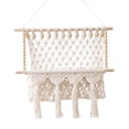 thumbnail image 4 of Macrame Tapiz de Pared Boho Colgante Ornamento Artesanal Decorativo con Cuerda y Madera para Sala de Estar y Dormitorio Adecuado para Regalos Decoración del Hogar Oficina Dormitorio Galería, 4 of 9