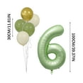thumbnail image 6 of Neoyler 1st Birthday Balloons Set Aluminum Foil Decoration for Party Large Number Foil Balloons Safe and Eco Friendly Helium Fillable Suit for Anniversaries and Celebrations, 6 of 7