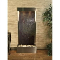 Harmony River Flush Mount Stainless Steel Multicolor Featherstone Wall Fountain