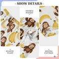 thumbnail image 4 of joogoo Cartoon Monkey Bananas Cute Pajama Pants Pj Bottoms Sleepwear Lounge XL, 4 of 9
