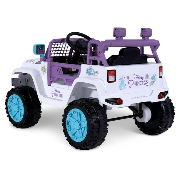  Disney Princess Volt HUV1 SUV con batería, blanco/morado