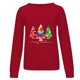 thumbnail image 4 of Sudadera de Cuello Redondo de Navidad Para Mujer Blusa Regular Estampada de Manga Larga de Otoño Odeerbi  ODB196313, 4 of 6