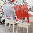 thumbnail image 3 of Christmas Chair Cover Hat Santa Claus Dining Seat Chair Cover Home Party Decor, 3 of 8