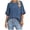 Blue, variant on Womens Oversized T Shirts Loose Fit Crewneck Short Sleeve Summer Casual Blouse Tee Tops Womens Compression Cold Gear Layering Tee Long Sleeve T Shirts Long Sleeve Women Neck Top for