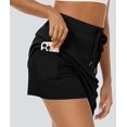 thumbnail image 3 of Falda deportiva de tenis negra Casly Lamiit para mujer, 3 of 6