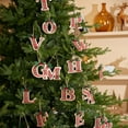 thumbnail image 3 of Miluhome Christmas Letter Ornaments, Tree Hanging Pendant Decoration Xmas Gifts for Family Kids Friends (O), 3 of 5