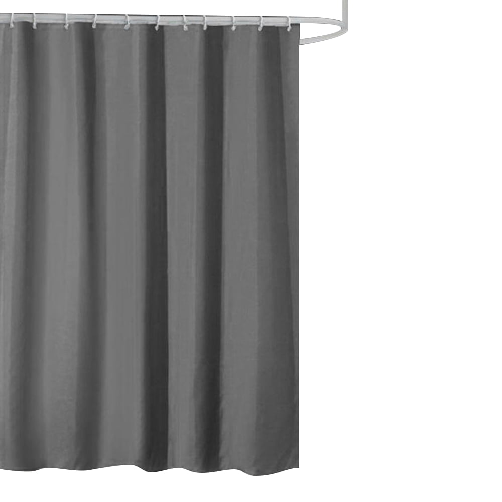 Harupink Shower Curtain Extra Long Fabric Waterproof With Hooks