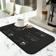 thumbnail image 2 of Upgrade Coffee Bar 19.5x12in Mat - Super Absorbent Silicone, Non-Slip for Countertops, Ideal Under Coffee Makers and Espresso Machines, Coffee Drying Mat Amazing Decor Gift, 2 of 7