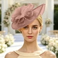 thumbnail image 4 of SAWOBUUN Women Elegant Fascinator Hat Vintage Floral Mesh Headpiece, 4 of 6