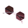 thumbnail image 2 of Kmbangi Kids Hexagonal Sunglasses, UV400 Protection Tinted Beach Sunglasses, 2 of 4