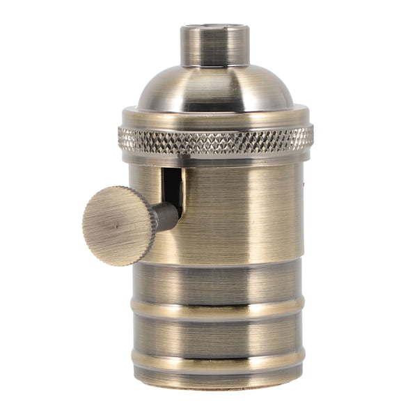 HIBIBUD Light Socket Outdoor E27 Bulb Metal Stand Lamp Replacement Table Base Repair Kit