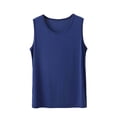 thumbnail image 4 of Yaoyar Mens Tank Tops Summer Crewneck Sleeveless Soft Casual Modal Vest Tee Tops Loose Fit Cotton Comfy Layering Undershirts, 4 of 5