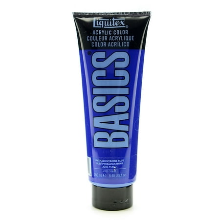 UPC: 0804551856440 | Basics Acrylics Colors phthalocyanine blue  8.5 oz.  tube (pack of 2)
