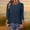 Navy, variant on FAHXNVB Crewneck T-Shirts for Womens 3/4 Sleeve Solid Color Soft Cotton Tees Tops Spring Summer Fashion Casual Comfortable Loose Shirts