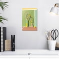 thumbnail image 3 of Elephant Stock Pastel Tennis Rackets Wall Art - Vertical Canvas Wall Art - Living Room Wall Decor - Sports Canvas - Orange And Yellow Decor - 8" x 12", 3 of 8