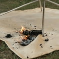 thumbnail image 3 of OUNONA High Performance Fire Blanket Fire Resistance Blanket Fiberglass Beige Outdoor Enthusiasts 1Set, 3 of 7