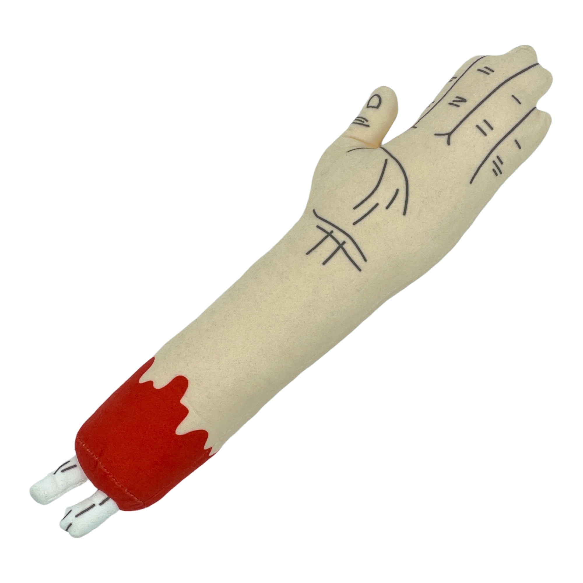 Zombie Arm Dog Toy Funny Stuffed Chew Plush for Puppies