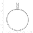 thumbnail image 5 of Wideband  Distinguished Coin Jewelry Sterling Silver Polished 39.4 x 3.1mm 1 oz. Screw Top Coin Bezel Pendant, 5 of 5