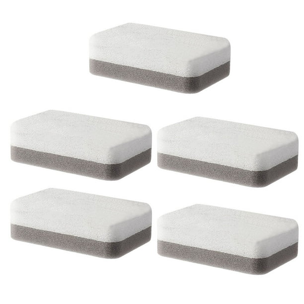 Advancent Cepillo de esponja de 5 piezas, estropajos de doble cara, vasos de vidrio antiarañazos, ollas, esponja de limpieza, de platos, fregadores Suministros de limpieza para el hogar No.01 Advancent HA007701-01