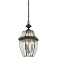 thumbnail image 2 of Quoizel Lighting - Newbury - 3 Light Outdoor Hanging Lantern  Medici Bronze, 2 of 7