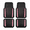 Red, variant on Road Comforts Car Floor Mats Set, Glitter Car Floor Mats Full Set,Trim-to-Fit All Weather Automotive Floor Mats, Easy-Clean Universal,4 Piece Black Sparkly